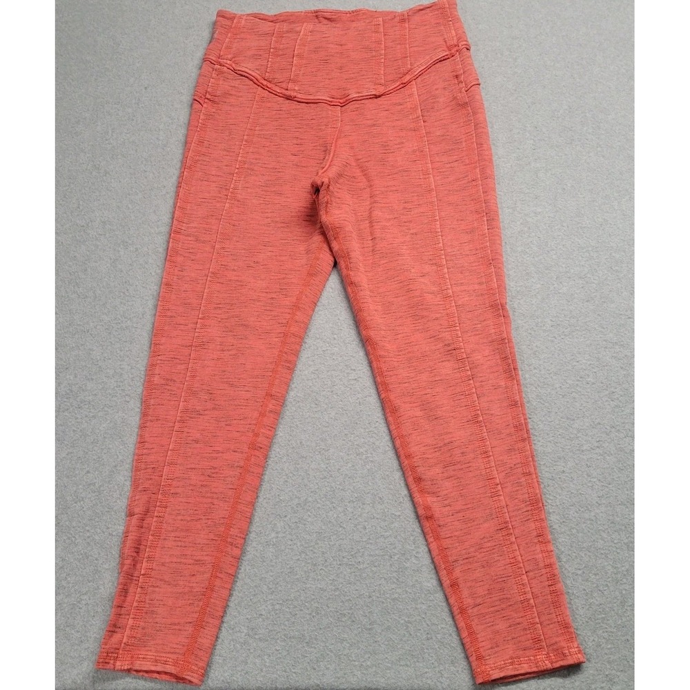 Free People FP Movement Coral Space Dye High Waisted Crop Leggings Womens Medium